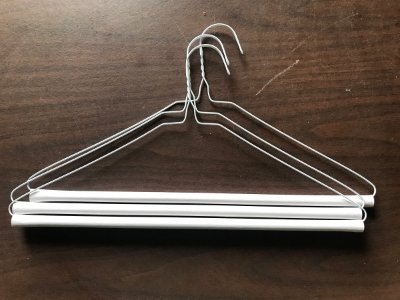500 Pants Strut Hangers 16 Inches White 14.5 Gauge