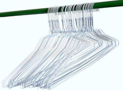 500 Shirt Wire Hangers 18 inches White 14.5 Gauge