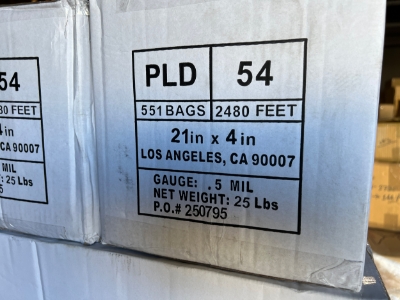 Garment Cover (25 lbs n.w.)